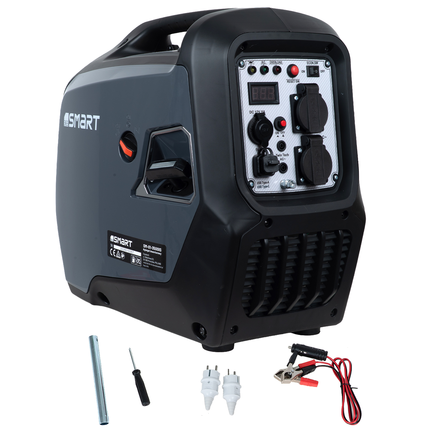 Cichy agregat invertorowy 3500 W
