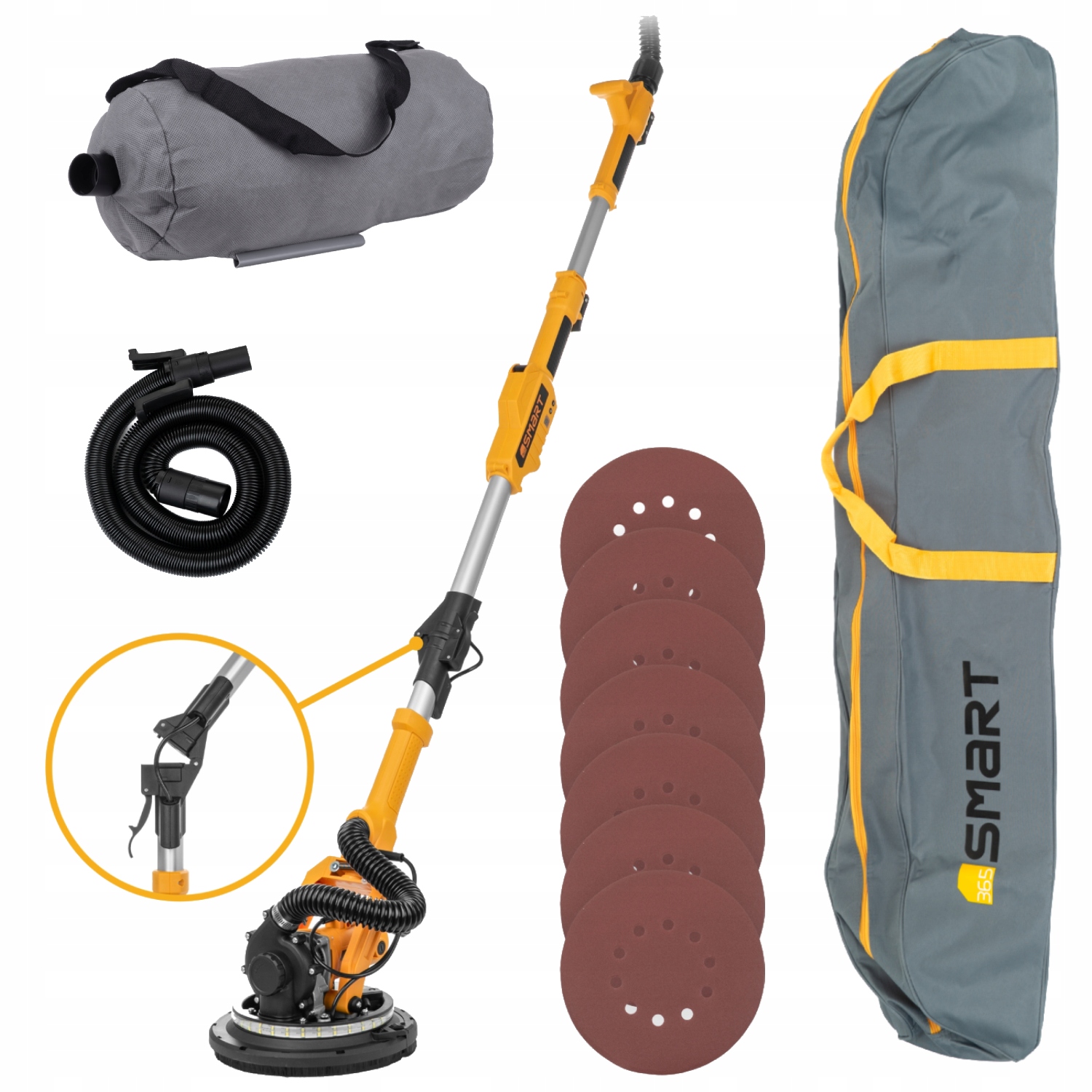 Szlifierka do gipsu 900w 225mm, 120-160 cm